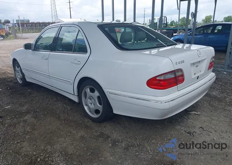 2000 Mercedes-Benz E 430 из США, поврежденный, VIN WDBJF70JXYB138938
